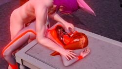 3d nude_male rape ultraman_(franchise) ultraman_r/b ultrawoman_grigio