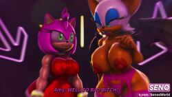 2024 2girls 3d abs amy_rose animated anthro anthrofied areola areolae ass ass_focus big_ass big_breasts big_butt big_nipples breasts breasts_bigger_than_head breasts_out busty completely_naked completely_naked_female completely_nude completely_nude_female dancer english_subtitles exposed_breasts exposed_nipples exposed_pussy exposed_torso fangs female female/female female_focus female_only hi_res high_resolution highres hourglass_figure lingerie money mp4 muscular muscular_anthro muscular_female muscular_thighs music rouge_the_bat sfmseno sonic_(series) sonic_the_hedgehog_(series) sound source_filmmaker stripper torso video video_game_character video_games