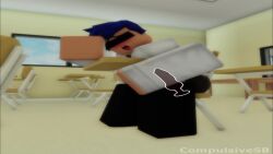 3d animated compulsivesb dildo dildo_in_ass dildo_sitting gay hidden_dildo loop looping_animation no_sound public resolution_mismatch roblox roblox_avatar robloxian school_desk school_uniform schoolboy shaking shivering tagme video