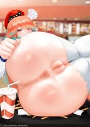 1girls anus ass breasts dat_ass female hips hololive hololive_english hololive_myth huge_ass huge_breasts light_skin long_hair orange_hair pussy ringsel takanashi_kiara thick_thighs thighs virtual_youtuber wide_hips