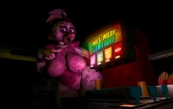 3d 3d_(artwork) big_breasts casual casual_nudity chickenchicalover clothed female female_only five_nights_at_freddy's five_nights_at_freddy's:_help_wanted five_nights_at_freddy's:_help_wanted_2 five_nights_at_freddy's:_security_breach glamrock_chica_(fnaf) huge_ass huge_breasts no_bra no_underwear pov public public_nudity robot robot_girl sideass teasing