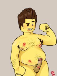 1boy alternate_version_available dareth_(ninjago) fat fat_man gay legacy_of_the_green_ninja_(ninjago) lego lego_anatomy male male_only ninjago penis solo tagme ugly_bastard