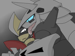 aggron artist_request bisharp nintendo pokémon_(species) pokemon pokemon_(species) source_request tagme year_request