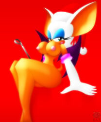 2d anthro bat breasts christmas color female female_only fur furry gloves holidays mobian mobian_(species) mobian_bat nipples nude rat_(artist) rouge_the_bat sega sitting solo sonic_(series) sonic_adventure_2 sonic_team sonic_the_hedgehog_(series) tagme wings