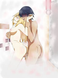 bathroom bathrooom censored charlotte_dunois highres infinite_stratos orimura_ichika sex vaginal_penetration vaginal_penetration