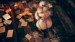 3d blindfold crossover elden_ring honey_select_2 huge_ass huge_breasts hugging illusion_soft melina_(elden_ring) nier:_automata randoxwando yorha_2b