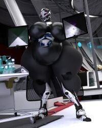 ada-1 big_breasts breasts bungie chubby chubby_female destiny_(game) destiny_(video_game) destiny_2 exo fat huge_thighs hyper_ass looking_at_viewer obese qzk_forte robot thick_thighs wide_hips