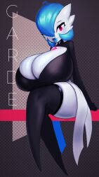 big_ass big_breasts bnuy_mimi boob_window breasts_bigger_than_head clothed female female_only gardevoir huge_breasts humanoid nintendo pokémon_(species) pokemon pokemon_(species)