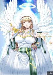 1girls angel archangel_gabriel christianity gabriel hakai-oh public_domain