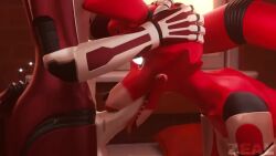 3d animated anthro blowjob cum cum_in_mouth cum_inside face_fucking female five_nights_at_freddy's foxy_(fnaf) fuck_nights_at_frederika's furry male male/female penis rule_63 sex sound tagme thrusting_into_mouth video zealousrocket