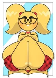 1girls anthro barely_contained_breasts barely_covered_breasts big_ass big_breasts breasts_bigger_than_head emoji emoji_(race) female female_only nerd nerd_emoji nerd_emoji_girl nerdy_female nipples_visible_through_clothing princess_jomes yellow_body yellow_skin