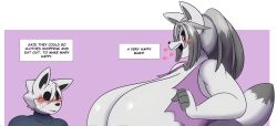 big_breasts breasts dewwydartz erick_(dewwydartz) female furry mary_(dewwydartz)