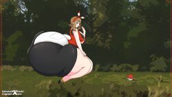 1girls ass big_ass big_butt big_thighs bike_shorts booty_shorts bottom_heavy bubble_ass bubble_butt captainxero fat_ass female female_focus female_only fully_clothed giant_ass gigantic_ass huge_ass huge_butt huge_thighs hyper hyper_ass hyper_butt hyper_thighs massive_ass massive_thighs may_(pokemon) may_(pokemon_oras) pokemon pokemon_oras round_ass sakananotenshi sakanatenshi shorts solo squatting thick_ass thick_thighs tight_clothing wide_hips