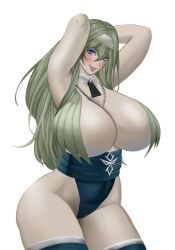 big_breasts blonde_hair breasts clothing commission commissioner_upload exosister_irene exosisters female female_only palemancer yu-gi-oh!