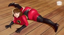 big_butt cosplay elastigirl elastigirl_(cosplay) fat_ass helen_parr huge_ass lard_ass mature_female milf mrs_mcphatass pawg superhero_costume the_incredibles tight_clothing tights whargleblargle