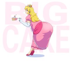 princess peach from mario (series) by s caken