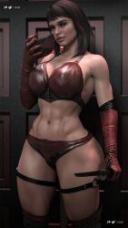 1girls 3d 3d_(artwork) abs assassin athletic athletic_female big_ass big_breasts big_butt breasts brown_hair bubble_ass bubble_butt busty capcom cga3d cleavage cosplay curvaceous curves curvy curvy_figure dark_hair erotichris eyebrows eyelashes eyes female female_focus female_only fit fit_female fusion fusion_character hair hips hourglass_figure huge_breasts humanoid jill_valentine jill_valentine_(sasha_zotova) kunoichi large_breasts legs light-skinned_female light_skin mask mature mature_female mortal_kombat mortal_kombat_11 netherrealm_studios ninja outworld outworlder red_hair resident_evil resident_evil_3 resident_evil_3_remake skarlet skarlet_(cosplay) slim thick thick_ass thick_legs thick_thighs thighs thin_waist toned toned_female top_heavy upper_body voluptuous waist wide_hips