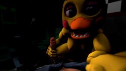 3d accurate_art_style animated beak five_nights_at_freddy's five_nights_at_freddy's_2 handjob male_pov pov pov_eye_contact sound straight tagme toy_chica_(classic) toy_chica_(fnaf) video