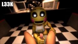 3d accurate_art_style animated five_nights_at_freddy's five_nights_at_freddy's_2 handjob l33k pov sound straight tagme toy_chica_(classic) toy_chica_(fnaf) video