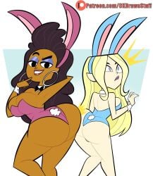 2girls anne_maria_(tdi) bunny_ears bunny_tail cartoon_network codykins123 commission dawn_(tdi) easter female female_only holidays tagme total_drama:_revenge_of_the_island total_drama_island