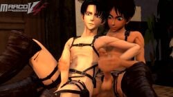 2boys 3d animated attack_on_titan balls big_penis black_hair boots brown_hair eren_jaeger fortnite gay handjob levi_ackerman male male_only maledom marcossfm marcovee4 masturbating masturbation mp4 muscles no_sound older_male pubic_hair reach_around short_hair skinny source_filmmaker tagme video yaoi younger_male