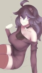 collar gaken_if hex_maniac pokemon thighhighs