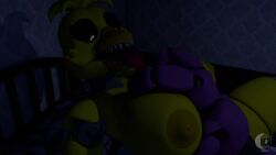 3d animated big_breasts big_mommy bonnie_(fnaf) face_between_breasts female five_nights_at_freddy's five_nights_at_freddy's_4 fnaf furry motorboating nightbotgrey nightmare nightmare_chica_(fnaf) penetration sound sound_effects tagme vaginal_penetration video video_games