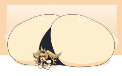 1boy after_vore angel ass ass_bigger_than_body ass_bigger_than_breasts ass_bigger_than_head ass_bigger_than_torso ass_expansion big_ass colossal_ass digestion enormous_ass femboy gigantic_ass huge_ass hyper_ass hyper_hips male massive_ass meat_wall_(body_type) roboy_thor solo_female thorstone voluptuous vore wide_hips