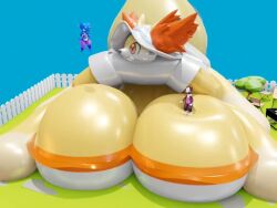 3d animated big_breasts bouncing_on_breasts breasts female fennekin huge_breasts macro mp4 niki_(dofunut) no_sound pokémon_(species) pokemon pokemon_(species) tagme thunbeh video