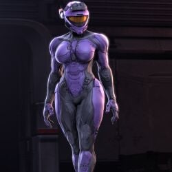 1girls 3d breasts female female_only halo_(series) helmet hips madis259 medium_breasts power_armor solo spartan_(halo) thick_thighs thighs