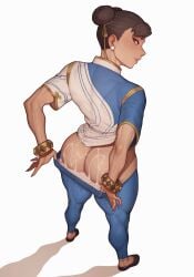 1girls absurd_res ass ass_cleavage assertive asura_(artist) big_ass blush brown_eyes brown_hair butt_crack capcom chinese_clothes chun-li clothed clothing cum cum_dump cum_on_ass cum_under_clothes cum_wearing curvaceous curves curvy curvy_body curvy_female curvy_figure curvy_hips curvy_milf female female_only gigantic_ass gigantic_butt hi_res human human_only juice looking_back meaty_ass meaty_butt milf pants pants_down presenting pulling_down_pants semen shoes simple_background solo solo_female solo_focus standing street_fighter street_fighter_6 sweat sweatdrop sweating sweaty sweaty_body sweaty_butt thick_legs thick_thighs thighs tied_hair voluptuous voluptuous_female white_background