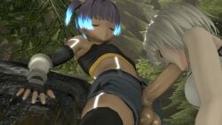 1futa 1girls 3d animated balls big_penis blowjob cat_ears catgirl clothed dark-skinned_futanari ecchibread fellatio futa_on_female futanari large_penis mio_(xenoblade) nintendo oral outdoors penis sena_(xenoblade) short_hair source_filmmaker tagme video xenoblade_(series) xenoblade_chronicles_3