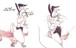 anthro avian bird bunny_ears cum cum_while_penetrated fur furry gay giidenuts sex size_difference tuft