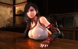 tifa lockhart from final fantasy by vaako