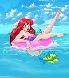 ariel ariel_(the_little_mermaid) disney disney_princess enf flounder mshowllet panties removed_panties tagme the_little_mermaid the_little_mermaid_(1989_film)