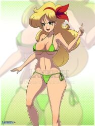 1girls bad_launch bikini blonde_hair dragon_ball female launch layerth tagme