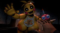 3d babyhunt4 big_breasts breasts five_nights_at_freddy's five_nights_at_freddy's_2 imminent_sex looking_at_viewer nipples pov robot scottgames source_filmmaker tagme toy_chica_(fnaf)