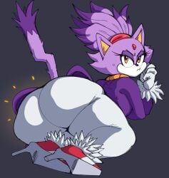 1girls annoyed ass big_ass blaze_the_cat bottom_heavy bubble_butt clothed dat_ass edit embo goldsden looking_at_viewer small_breasts sonic_(series) sonic_the_hedgehog_(series)