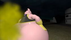 3d ass dragon_ball fart fat_ass femboy majin_buu male male_only mrrainbow overweight source_filmmaker tagme
