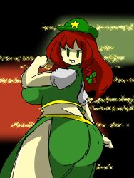 h.a.r hong_meiling huge_ass huge_breasts touhou