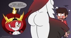 big_ass big_breasts female hekapoo ilpanza marco_diaz naked nude star_vs_the_forces_of_evil