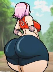 1girls 2020s 2023 20s artist_name ass ass_bigger_than_head ass_focus bare_shoulders big_ass big_breasts big_butt biggy_deez bike_shorts bottom_heavy bottomless_skirt breasts bubble_ass bubble_butt clothed clothed_female clouds digital_drawing_(artwork) digital_media_(artwork) fat_ass fat_butt female female_only fully_clothed hair haruno_sakura headband hi_res huge_ass huge_butt human human_focus human_only japanese large_ass large_butt light-skinned_female light_skin massive_ass massive_butt naruto naruto_(series) naruto_shippuden ninja outdoors outside pink_hair plump_ass rear_view sakura_haruno short_hair shorts shounen_jump sideboob sky solo solo_female solo_focus standing thick thick_ass thick_butt thick_thighs thighs tight_clothing tight_fit trees twitter unseen_female_face weekly_shonen_jump wide_hips