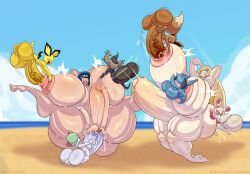 anthro beach big_breasts chocovenus_(body_type) deep_penetration eevee hyper hyper_balls hyper_breasts hyper_penetration hyper_penis hyper_stomach_bulge lana's_mother_(pokemon) lusamine_(pokemon) massive_balls massive_breasts massive_penis naked nipple_penetration orgy patreon penetration phantump pichu pokémon_(species) pokemon pokemon_(species) pokephilia ralts riolu sex small_but_hung spinda stomach_bulge tagme tasteofchoklit