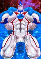 balls bara blush boner closed_eyes creature elemental_hero_neos erection male male_only milking mouthless muscles muscular non-human penis slime_milking solo solo_male sweaty white_body yu-gi-oh! zazpihuts