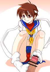 sakura kasugano from street fighter by nikuyaki