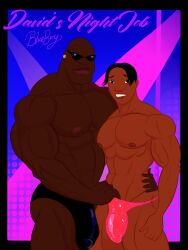 abs biceps big_bulge big_chest big_pecs blueboybara bulge bulging_biceps cobra_bubbles dark-skinned_male dark_skin david_kawena disney english_text gay huge_bulge huge_chest huge_pecs lilo_and_stitch male male_only melanin muscle_growth muscles muscular muscular_male pecs penis_outline shirtless_male smooth_chest smooth_skin thick_thighs thong underwear underwear_only