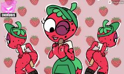 1girls 2018 animated anthro breasts cartoon_network commission digital_media_(artwork) dildo dildo_insertion drupe female female_focus flora_fauna food food_creature fruit humanoid norehana_art ok_k.o.!_let's_be_heroes paizuri plant pussy sex solo_focus straight strawberry titjob uncensored vaginal_penetration