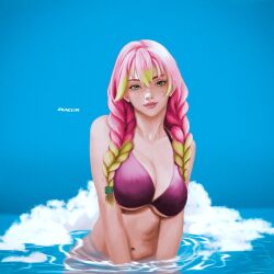 kanroji mitsuri from demon slayer by zil a cien