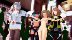 3d 3d_(artwork) 4girls being_watched breasts clothed_female clothed_female_nude_female completely_nude completely_nude_female core_crystal dume embarrassed_nude_female enf eunie_(xenoblade) exhibitionism female_only femdom femsub long_hair medium_hair mio_(xenoblade) multiple_girls navel nipples nude nude_female outdoors public_nudity pussy sena_(xenoblade) shania_(xenoblade) short_hair side_ponytail tattoo twintails wings wings_on_head xenoblade_(series) xenoblade_chronicles_(series) xenoblade_chronicles_3