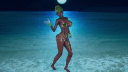 animated blonde_hair dance dark_skin gyaru hairbun honey_select leopard_print pasties stella_(psychoheaven) tagme tanline tanlines tanned_female tanned_skin video